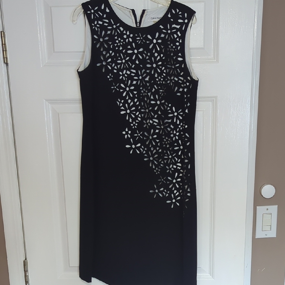 Calvin Klein Black Sleeveless Dress